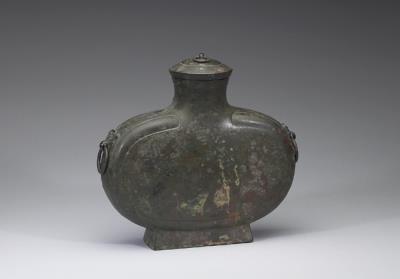 图片[3]-Flask with animal head rings, Han dynasty (206 BCE-220 CE)-China Archive